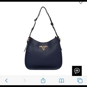 Prada Medium Leather Shoulder Bag - Crossbody